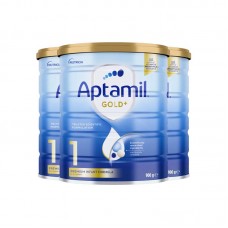 【新西兰直邮包邮】Aptamil 爱他美 金装1段 900克x3罐/箱（0-6个月）【收件人身份证必须上传】【新疆、西藏、内蒙古、青海、宁夏、海南、甘肃，需加收运费】